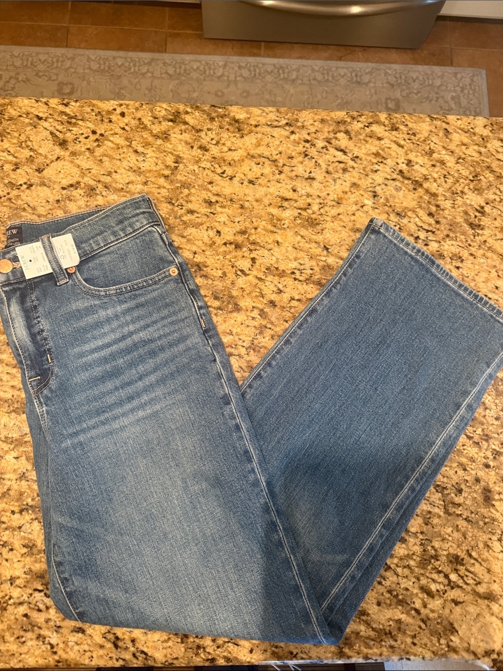 J Crew Full Length Slim Wide Leg Jeans Size 26 👖